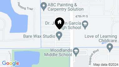 Map of 9102 Artist Place, Lake Worth Beach FL, 33467