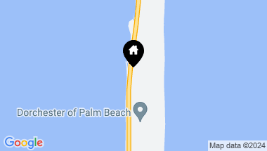 Map of 3170 S Ocean Boulevard N603, Palm Beach FL, 33480