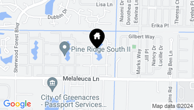 Map of 325 Knotty Pine Circle D-1, Greenacres FL, 33463