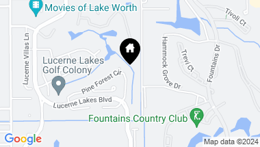 Map of 7264 Pine Forest Circle, Lake Worth Beach FL, 33467