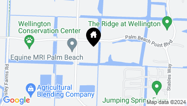 Map of 14750 Palm Beach Point Boulevard, Wellington FL, 33414