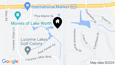Map of 7036 Pine Manor Drive, Lake Worth Beach FL, 33467