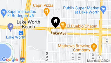 Map of 1520 Lake Avenue 2b, Lake Worth Beach FL, 33460