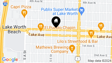 Map of 1205 Lucerne Avenue C, Lake Worth Beach FL, 33460