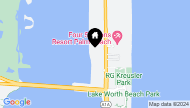 Map of 2840 S Ocean Boulevard 1080, Palm Beach FL, 33480