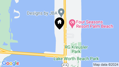 Map of 2840 S Ocean Boulevard 4180, Palm Beach FL, 33480