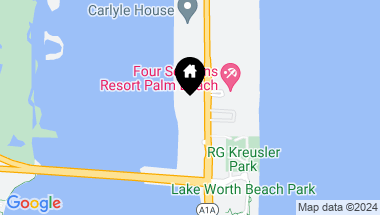 Map of 2840 S Ocean Boulevard 511, Palm Beach FL, 33480