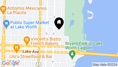 Map of 211 N Lakeside Drive, Lake Worth Beach FL, 33460