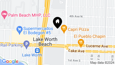 Map of 1732 2nd Avenue 10, Lake Worth Beach FL, 33460