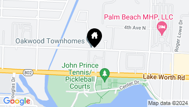 Map of 3897 Louis Drive, Lake Worth Beach FL, 33461