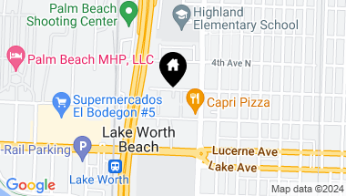 Map of 1733 N 3rd Avenue 18, Lake Worth Beach FL, 33460