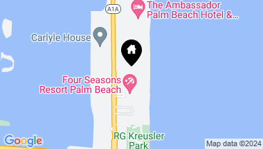 Map of 2780 S Ocean Boulevard 606, Palm Beach FL, 33480