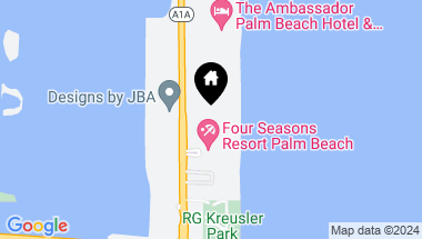Map of 2780 S Ocean Boulevard 705, Palm Beach FL, 33480