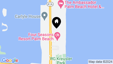 Map of 2780 S Ocean Blvd 112, Palm Beach FL, 33480
