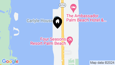 Map of 2778 S Ocean Boulevard 401s, Palm Beach FL, 33480