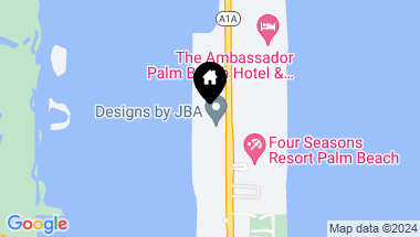 Map of 2778 S Ocean Boulevard 107s, Palm Beach FL, 33480