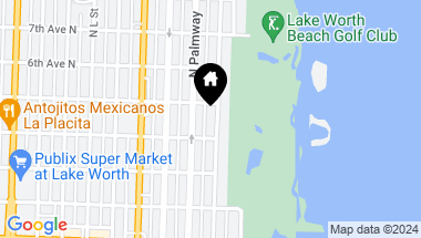 Map of 419 N Lakeside Dr, Lake Worth Beach FL, 33460