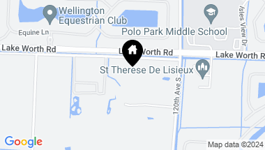 Map of 12198 40th Street S, Wellington FL, 33449