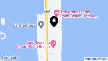 Map of 2774 S Ocean Boulevard 708, Palm Beach FL, 33480