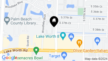Map of 6141 Elsinore Circle, Green Acres FL, 33463
