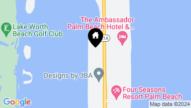 Map of 2760 S Ocean Boulevard 516, Palm Beach FL, 33480