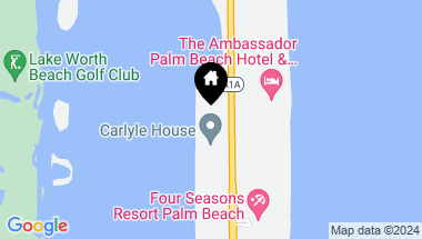 Map of 2760 S Ocean Boulevard 201, Palm Beach FL, 33480