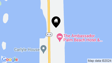 Map of 2660 S Ocean Boulevard 106 S, Palm Beach FL, 33480