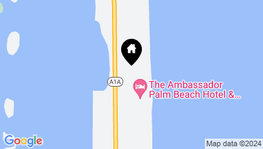 Map of 2660 S Ocean Boulevard 602n, Palm Beach FL, 33480