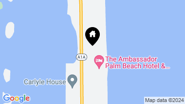 Map of 2660 S Ocean Boulevard C 5 W, Palm Beach FL, 33480