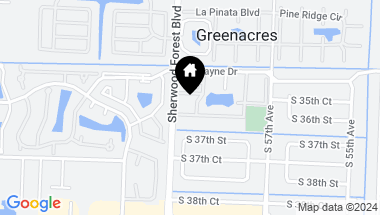 Map of 5961 Whispering Pine Way C-1, Green Acres FL, 33463