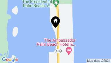 Map of 2600 S Ocean Boulevard 303n, Palm Beach FL, 33480