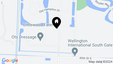 Map of 3601 Grand Prix Farms Drive, Wellington FL, 33414
