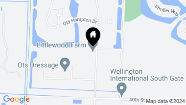 Map of 3601 Grand Prix Farms Drive, Wellington FL, 33414
