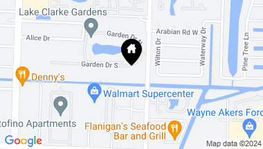 Map of 2566 S Garden 305 Drive S 305, Lake Worth Beach FL, 33461