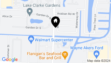 Map of 8431 Wilton Drive, Lake Clarke Shores FL, 33406
