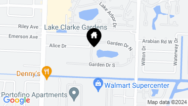Map of 2728 Garden Drive N 315, Lake Worth Beach FL, 33461