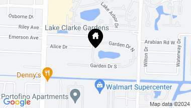 Map of 2728 N Garden Drive 215, Lake Worth Beach FL, 33461