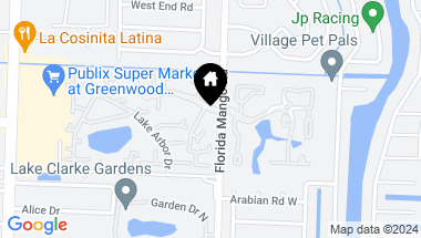 Map of 2541 Boundbrook Boulevard 110, West Palm Beach FL, 33406