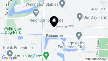Map of 14775 Equestrian Way, Wellington FL, 33414
