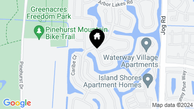 Map of 2561 Egret Lake Drive, Green Acres FL, 33413