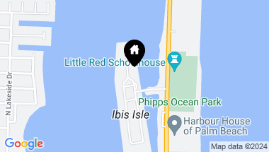 Map of 2185 Ibis Isle Road 11, Palm Beach FL, 33480