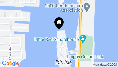 Map of 2150 Ibis Isle Road 17, Palm Beach FL, 33480