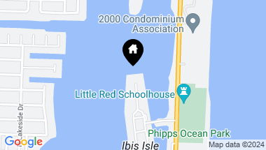 Map of 2150 Ibis Isle Road Ph3, Palm Beach FL, 33480