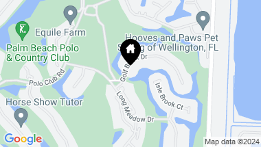 Map of 2440 Golf Brook Drive, Wellington FL, 33414