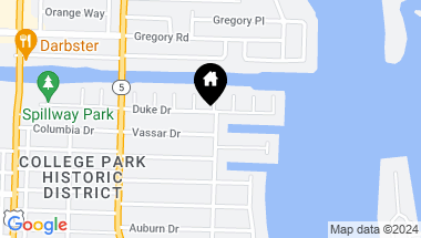 Map of 2415 N Lakeside Drive, Lake Worth Beach FL, 33460