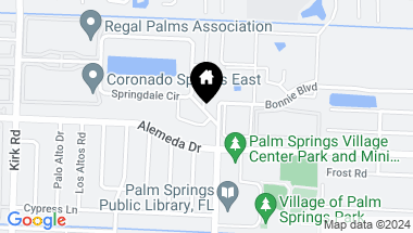 Map of 200 Bonnie Boulevard 120, Palm Springs FL, 33461
