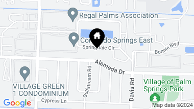 Map of 834 Springdale Circle, Palm Springs FL, 33461
