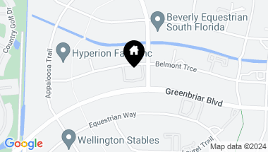 Map of 14484 Belmont Trace, Wellington FL, 33414