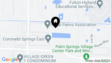 Map of 83 Springdale Circle, Palm Springs FL, 33461