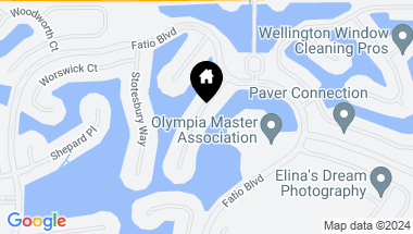 Map of 2272 Merriweather Way, Wellington FL, 33414
